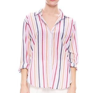 XIRENA Beau Stripe Long Sleeve Button Down Shirt